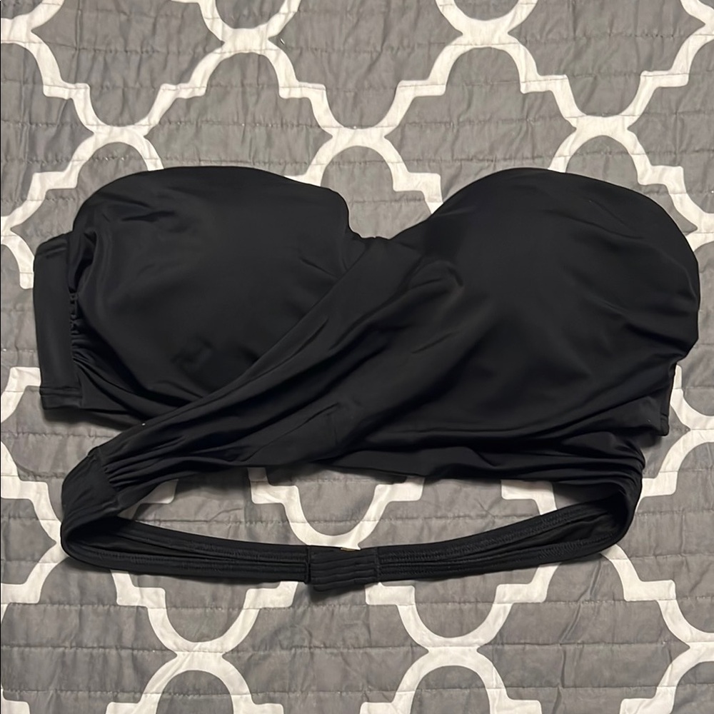 Victoria’s Secret Strappy Bandeau Bathing Suit Top straps included
